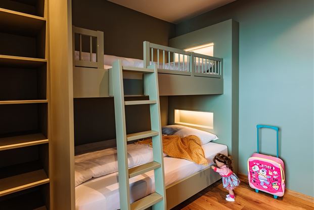Children's room with bunk bed